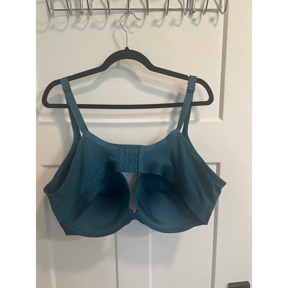 Lane Bryant Cacique Boost Plunge Bra Sz 44DDD Triple D Plus Size Cotton Spandex - Picture 5 of 8